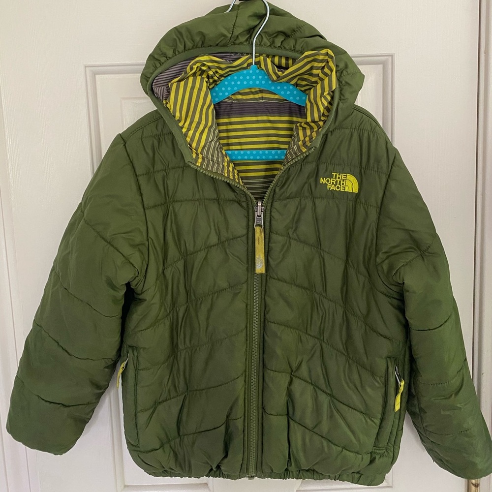 North Face Boys Reversible Puffer Jacket, XS(6)